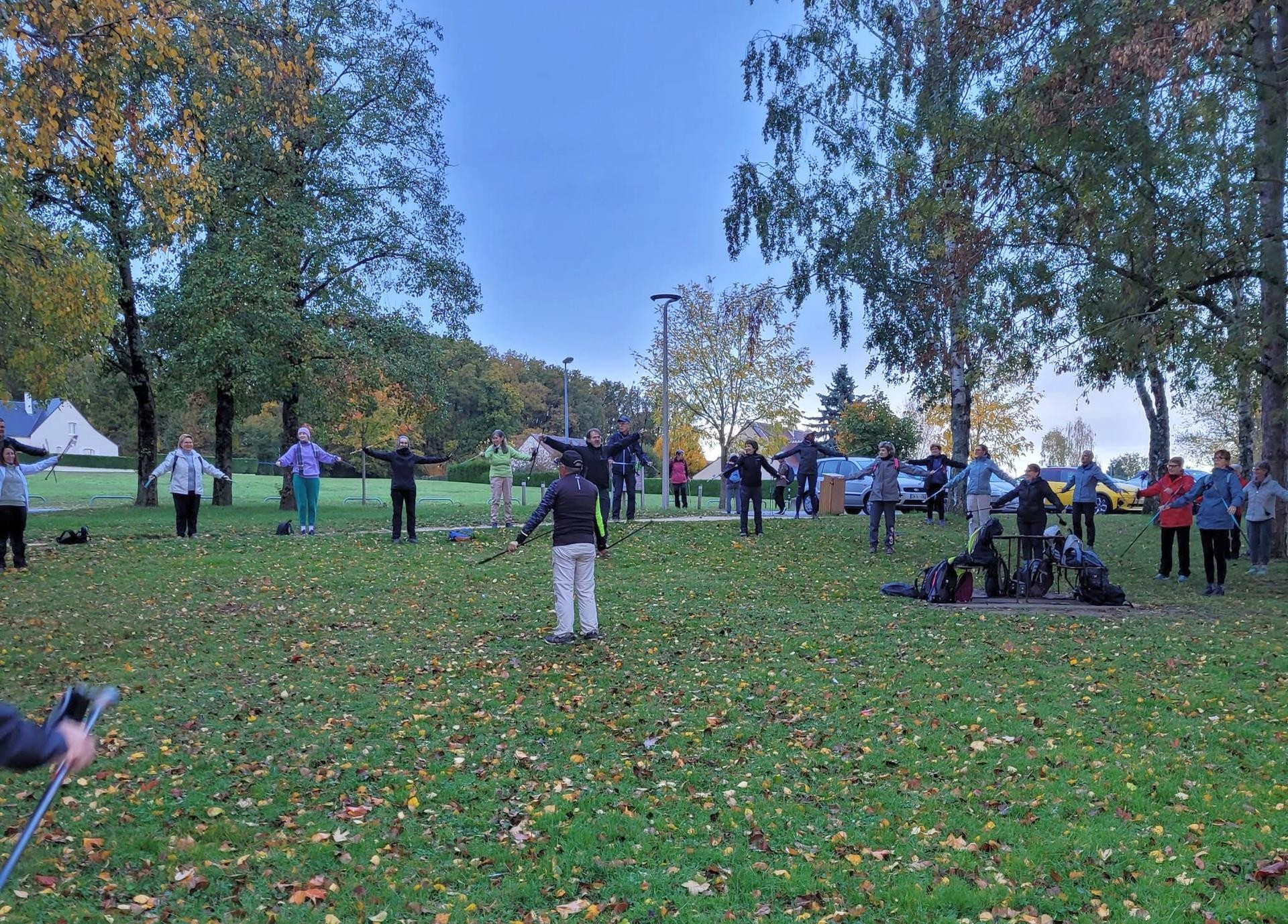 Echauffements en groupe