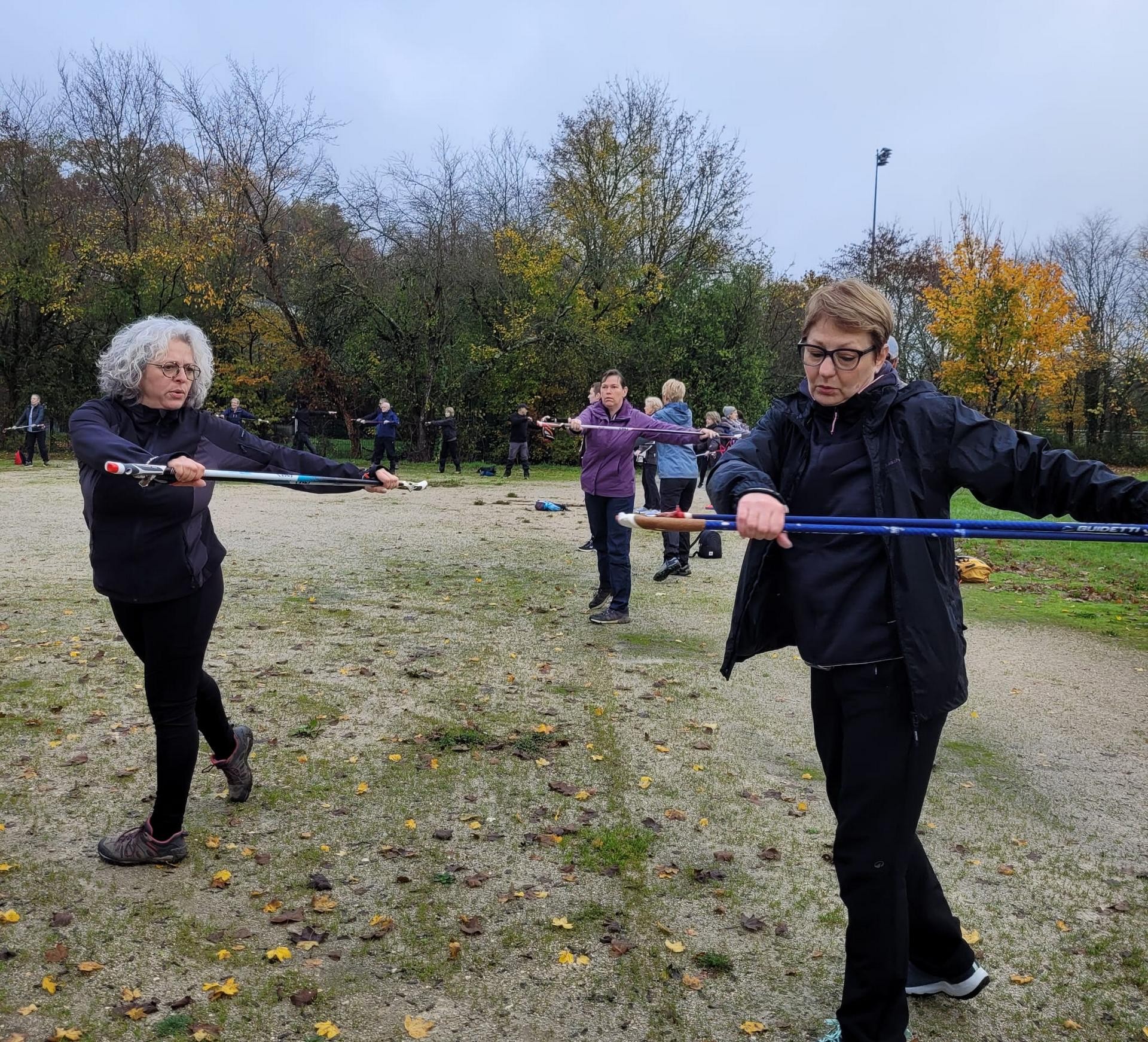 Echauffements en groupe