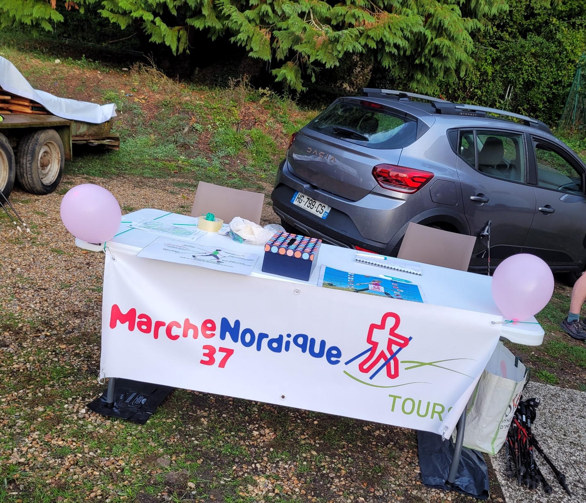 La Banderole du club pour valider notre participation à cette journée caritative